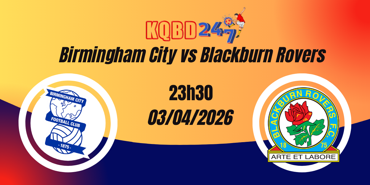 Birmingham City vs Blackburn Rovers Championship 03/04/2026